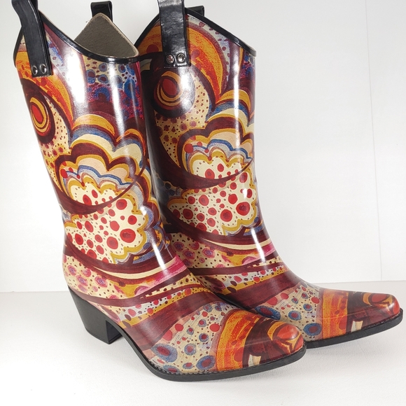 western style rubber boots